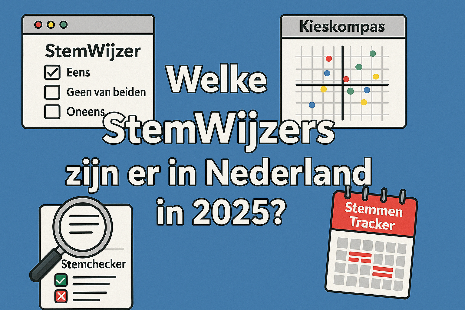 Welke StemWijzers zijn er in Nederland in 2025?